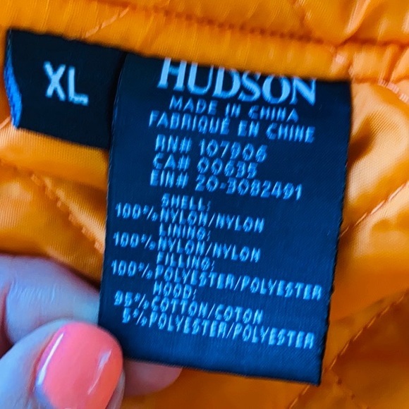 HUDSON Oversized Bomber/Flight Jacket EUC sz XL - Picture 10 of 14
